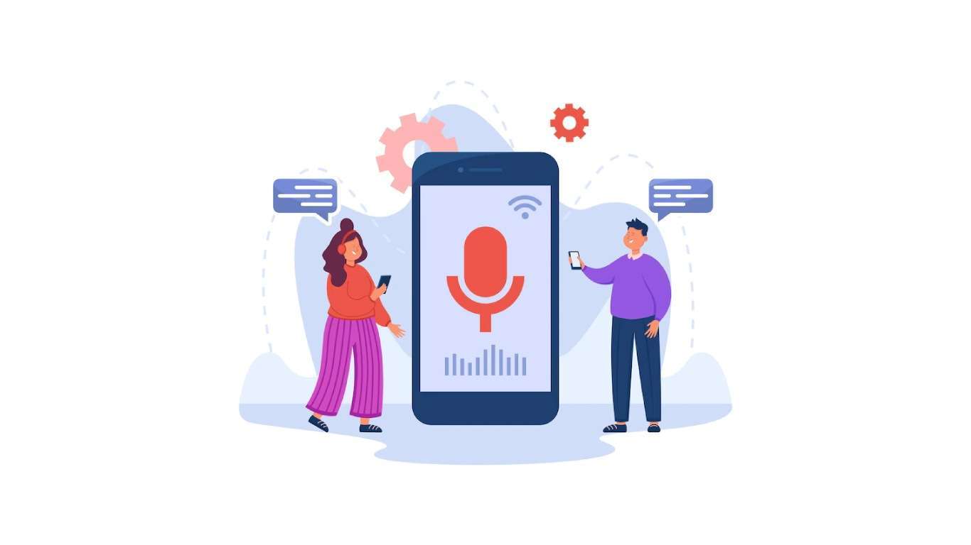 image of website voice search